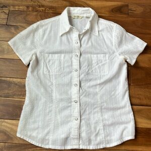 Eddie Bauer crisp white shirtt